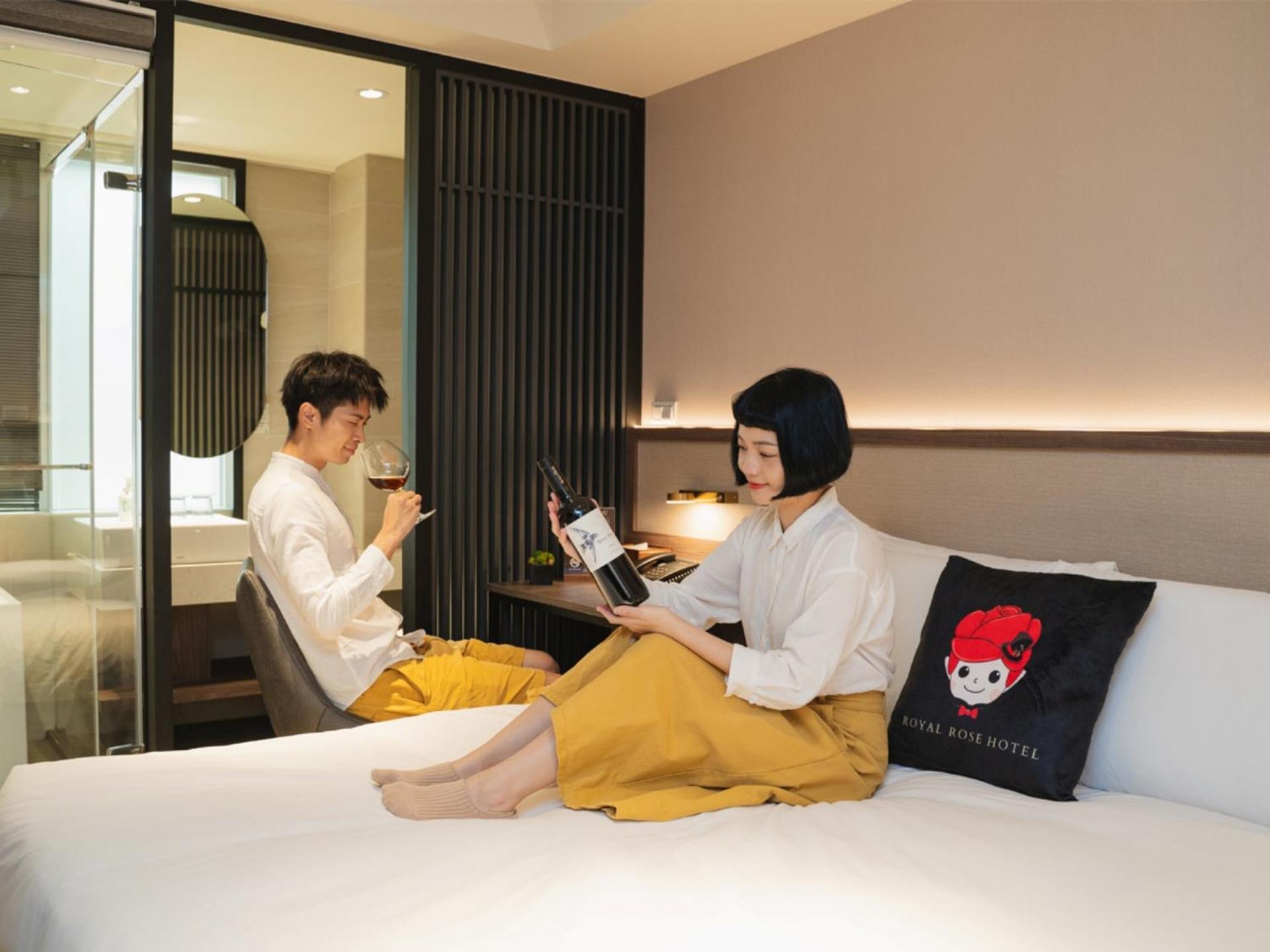 Royal Rose Hotel Zhongshan Тайбэй Номер фото